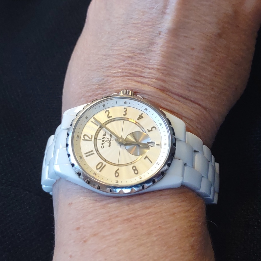 Chanel J12 Automatic White Ceramic Watch - image 2